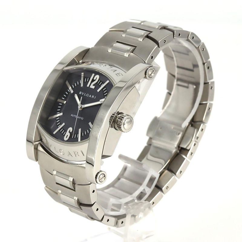 Bulgari Ashoma Aa48s Aa48c14ssd SS Automatic