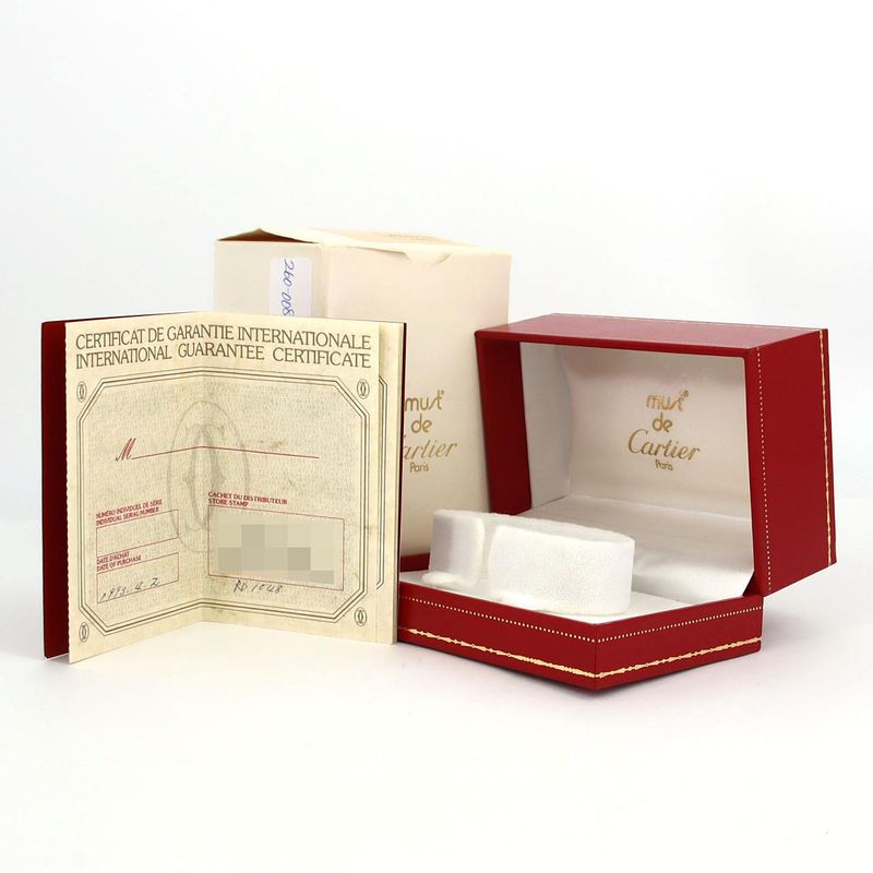 Cartier Must VLC LM GP W1001754 GP Quartz