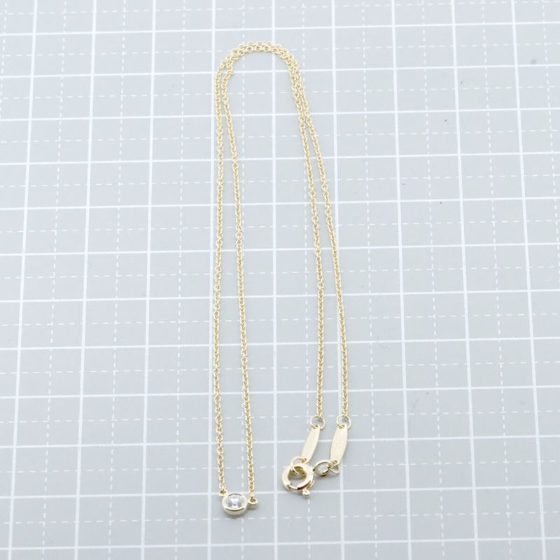 Tiffany & Co By-the-yard Diamond Necklace 4.0mm (0.16in) 18K Yellow Gold (18k