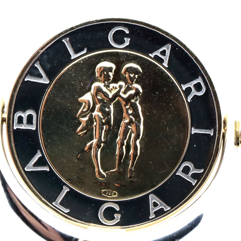 Bulgari Horoscope Gemini Pendant SS 18K Yellow Gold (stainless Steel 18k Yellow