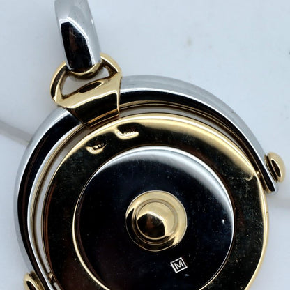 Bulgari Horoscope Gemini Pendant SS 18K Yellow Gold (stainless Steel 18k Yellow