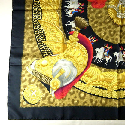 Hermes Carré 90 Casques Et Plumets Faceless Helmet 100% Silk Scarf Pawnshop