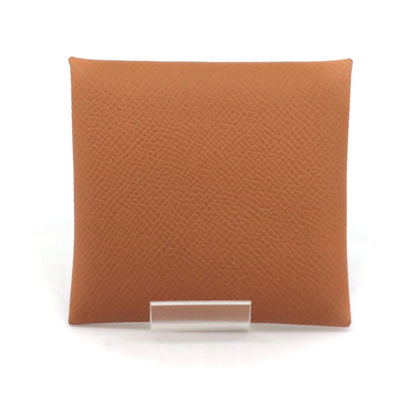Hermes Bastia Brown Coin Case Men's Women's Pawnbroker