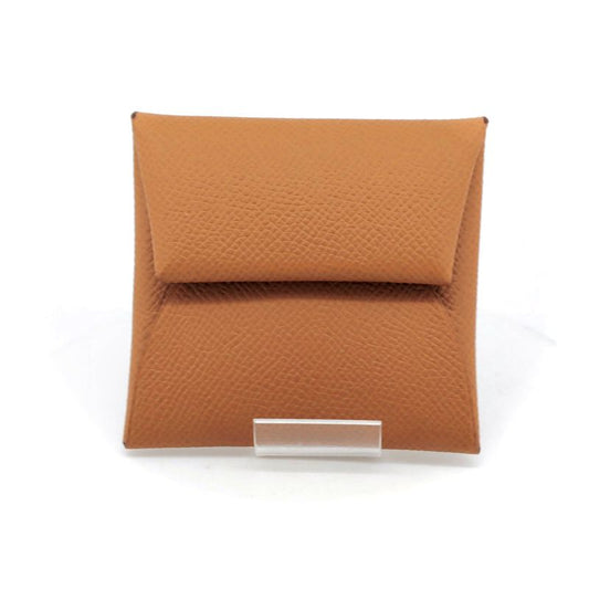 Hermes Bastia Brown Coin Case Men's Women's Pawnbroker