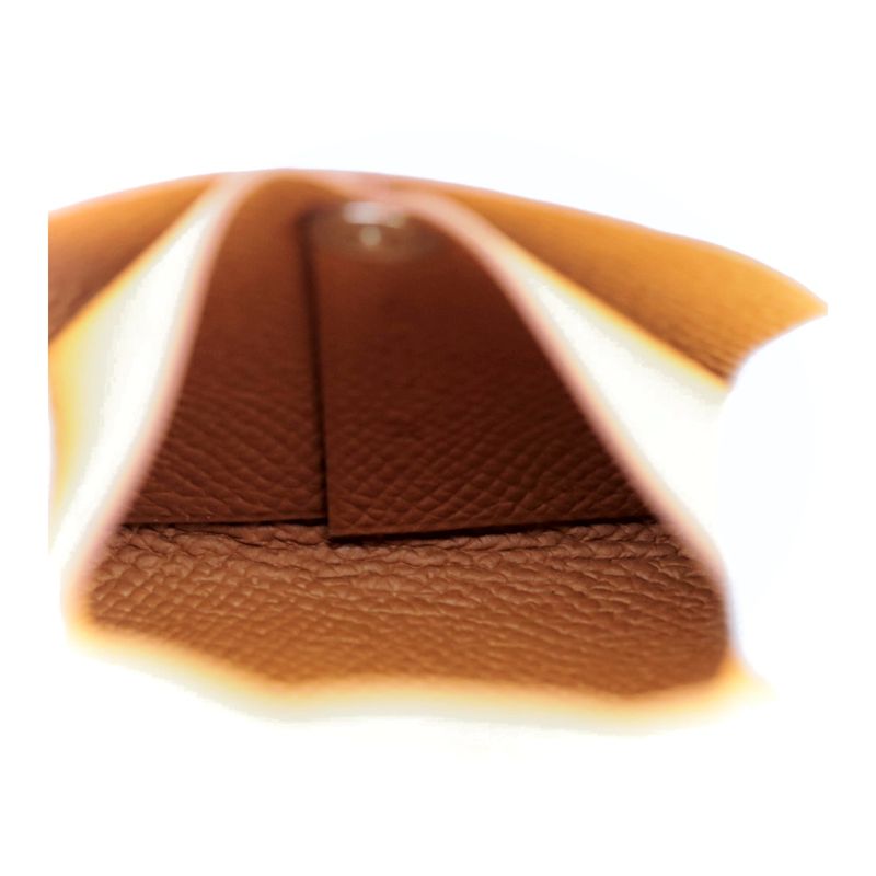 Hermes Bastia Brown Coin Case Men's Women's Pawnbroker