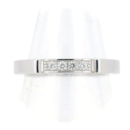 Cartier Maillon Panthère Diamond Ring Size 7 18K White Gold (18k White Gold )
