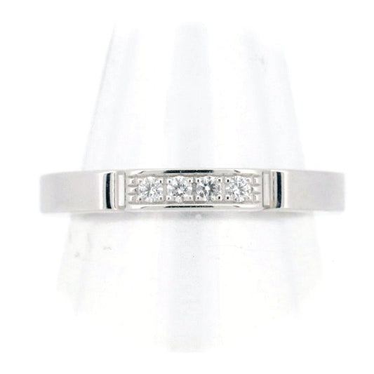 Cartier Maillon Panthère Diamond Ring Size 7 18K White Gold (18k White Gold )