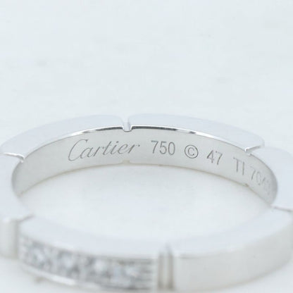Cartier Maillon Panthère Diamond Ring Size 7 18K White Gold (18k White Gold )