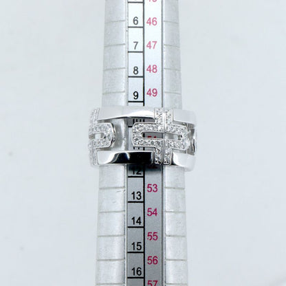 Bulgari Parentesi Diamond Ring Ring Size 11.5 18K White Gold (18k White Gold )