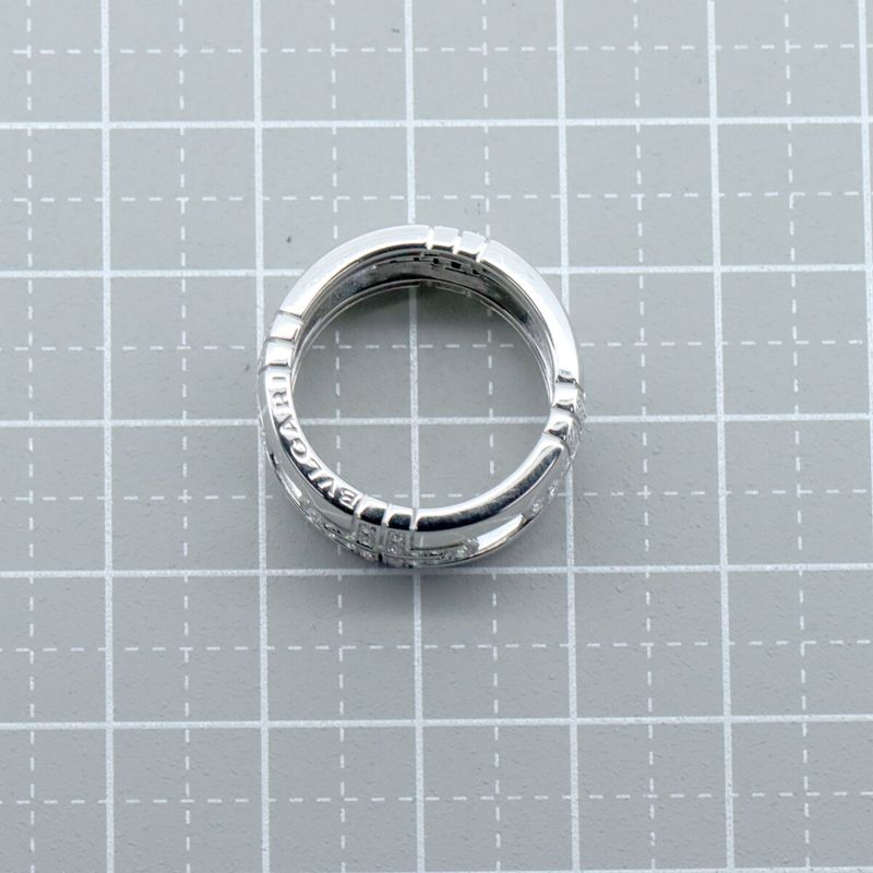 Bulgari Parentesi Diamond Ring Ring Size 11.5 18K White Gold (18k White Gold )