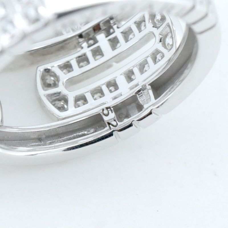 Bulgari Parentesi Diamond Ring Ring Size 11.5 18K White Gold (18k White Gold )