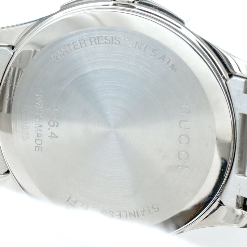 Gucci G-timeless 126.4 Men's Wristwatch Quartz Gold Color Stainless Steel