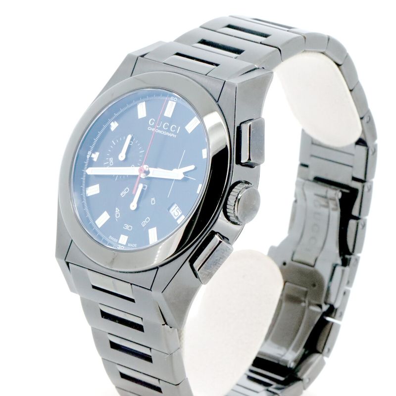 Gucci Pantheon 115.2 Men's Wristwatch Quartz Black Pawnshop Item