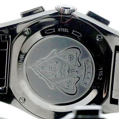 Gucci Pantheon 115.2 Men's Wristwatch Quartz Black Pawnshop Item