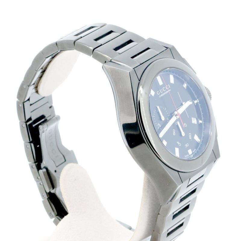 Gucci Pantheon 115.2 Men's Wristwatch Quartz Black Pawnshop Item