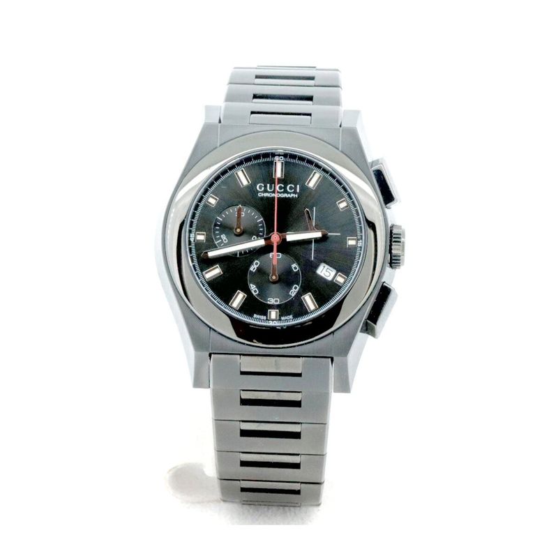 Gucci Pantheon 115.2 Men's Wristwatch Quartz Black Pawnshop Item