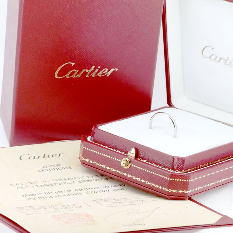 Cartier 1895 Wedding Ring Size 14.5 Pt950 (platinum ) Pawnbroker