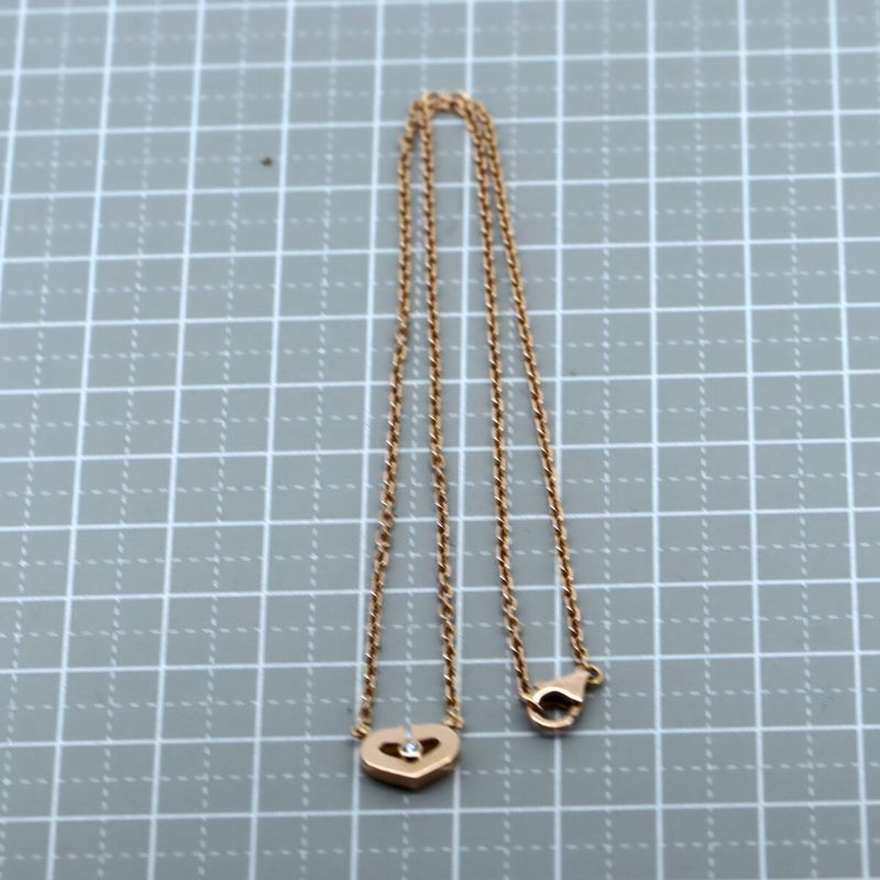 Cartier C-heart Diamond Necklace 18K Pink Gold (18k Pink Gold) Pawnshop Item