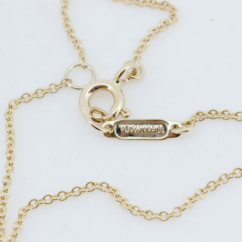 Tiffany & Co Cruciform Diamond Necklace 18K Yellow Gold (18k Yellow Gold) Pt950