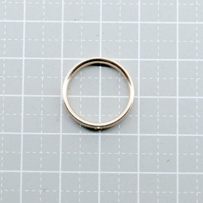 Tiffany & Co Flat Band Diamond Ring Ring Size 9 3 Points 18K Pink Gold (18k