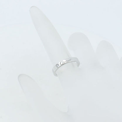 Cartier Engraved Diamond Ring Size 9 Pt950 (platinum ) Pawnbroker