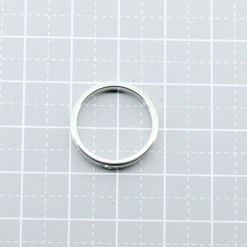 Cartier Engraved Diamond Ring Size 9 Pt950 (platinum ) Pawnbroker