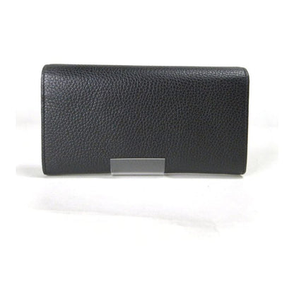 Gucci Interlocking Long Wallet With Coin Purse 598206 Black Men's Pawnshop Item
