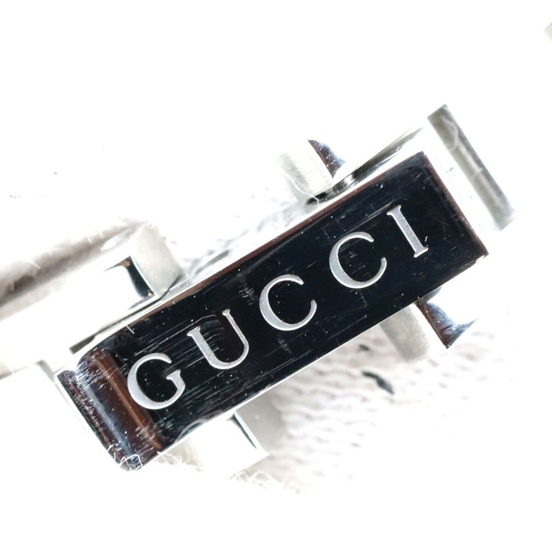 Gucci G-link Watch Stainless Steel Quartz White Shell And Pink Dial Ladies'