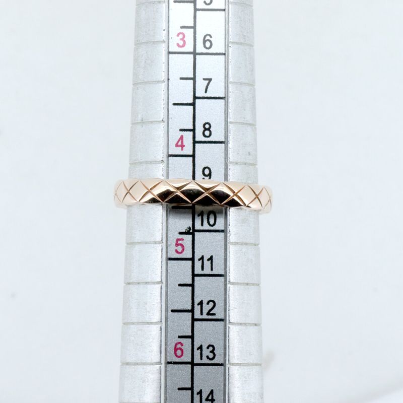 Chanel Coco Cocoon Ring J11785 Size 8 18K Pink Gold (18k Pink Gold) Pawnshop