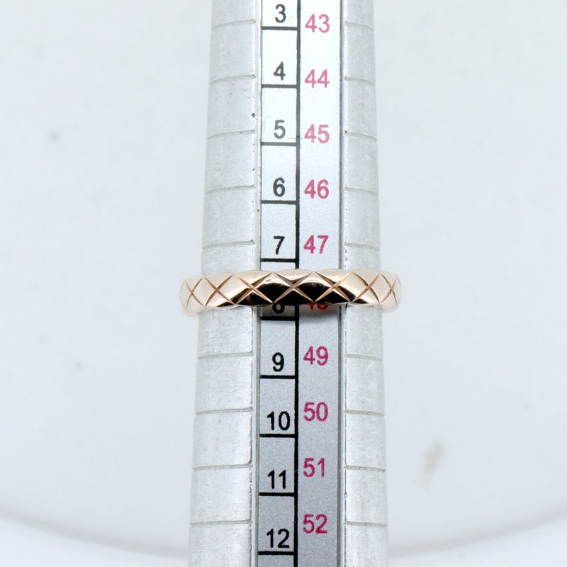 Chanel Coco Cocoon Ring J11785 Size 8 18K Pink Gold (18k Pink Gold) Pawnshop