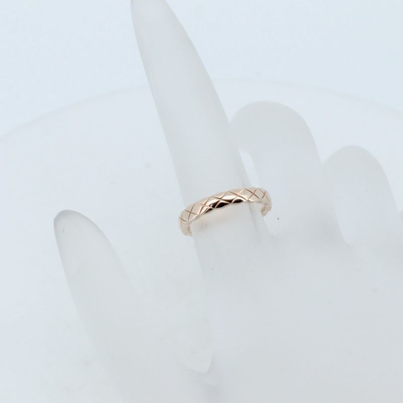 Chanel Coco Cocoon Ring J11785 Size 8 18K Pink Gold (18k Pink Gold) Pawnshop