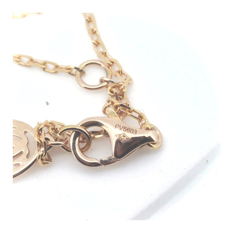 Cartier Diamants Légers Heart Necklace With Diamonds 18K Pink Gold (18k Pink