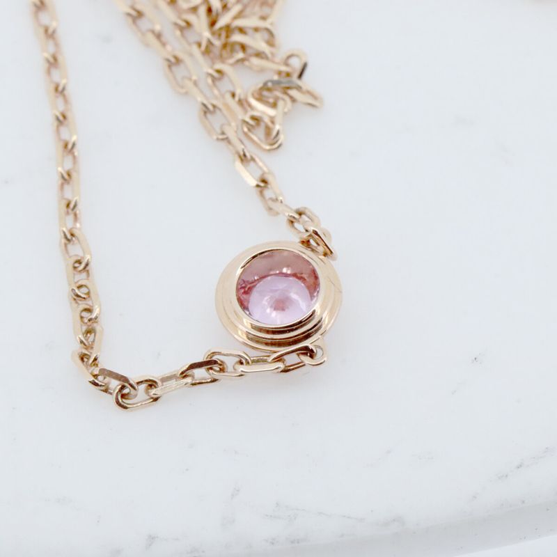 Cartier D'amour Necklace Pink Sapphire B7218400 18K Pink Gold (18k Pink Gold)