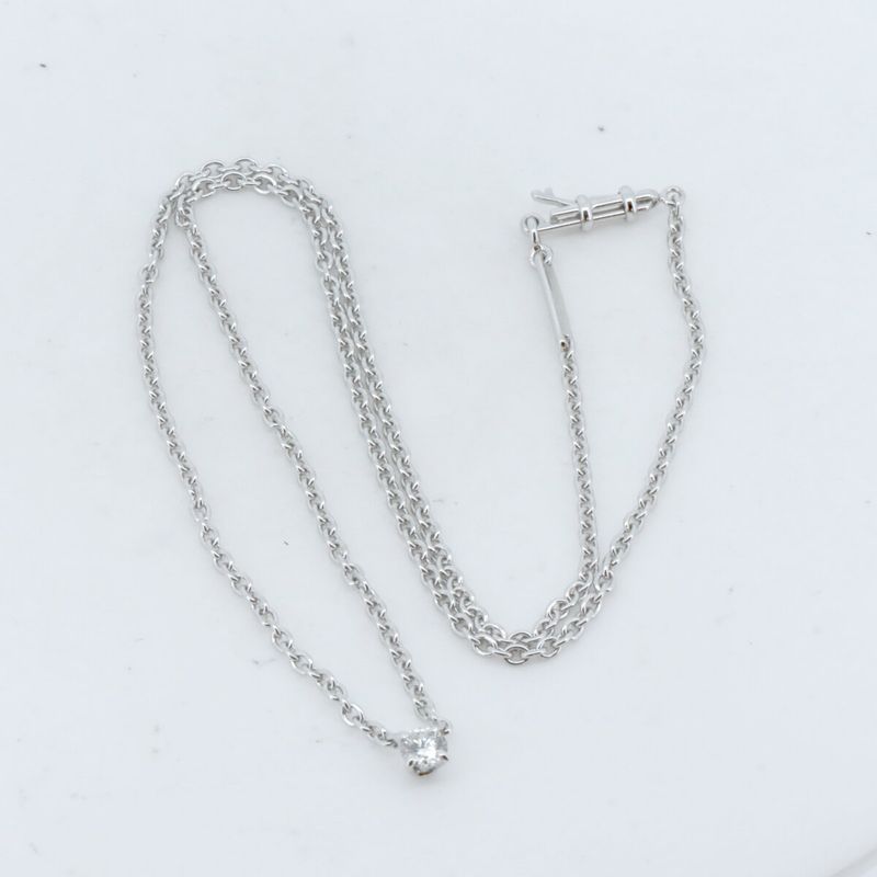 Cartier Saltier Diamond Necklace 18K White Gold (18k White Gold ) Pawnbroker