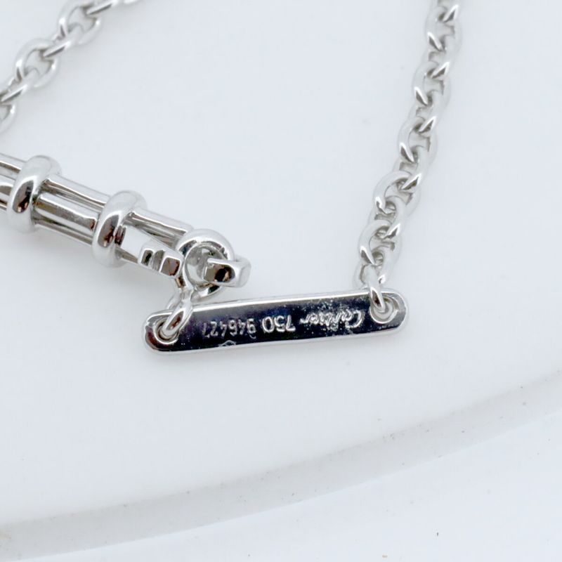 Cartier Saltier Diamond Necklace 18K White Gold (18k White Gold ) Pawnbroker