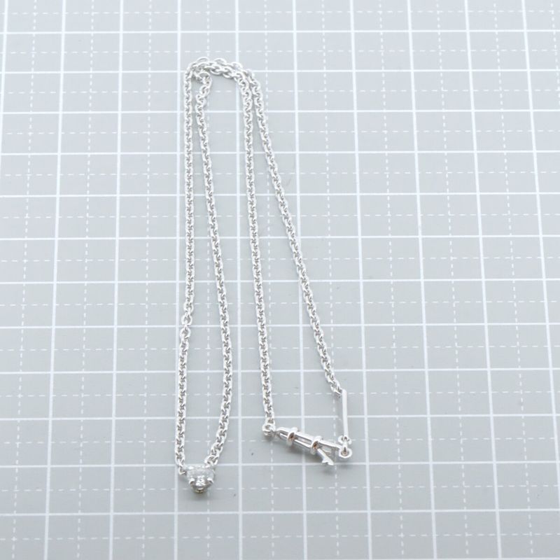 Cartier Saltier Diamond Necklace 18K White Gold (18k White Gold ) Pawnbroker