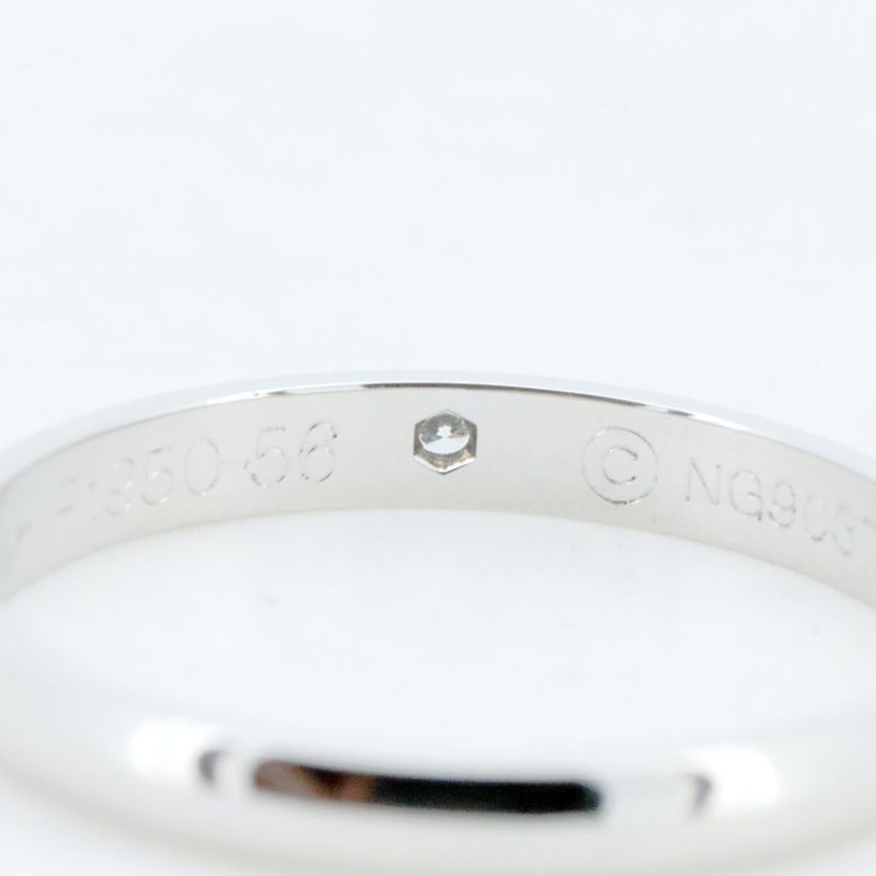 Cartier 1895 Wedding Diamond Ring Size 15.5 Pt950 (platinum ) Pawnbroker