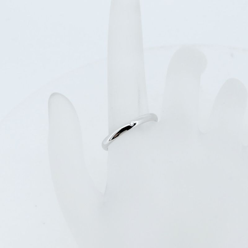 Cartier 1895 Wedding Diamond Ring Size 15.5 Pt950 (platinum ) Pawnbroker