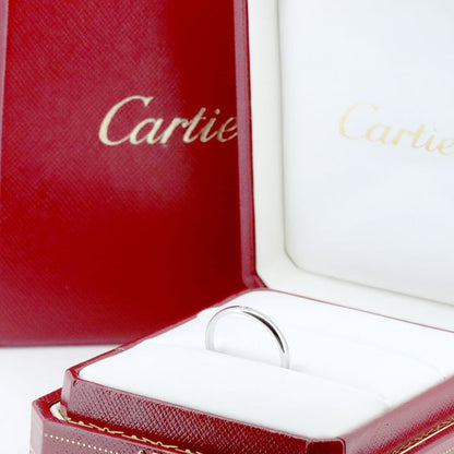 Cartier 1895 Wedding Diamond Ring Size 15.5 Pt950 (platinum ) Pawnbroker