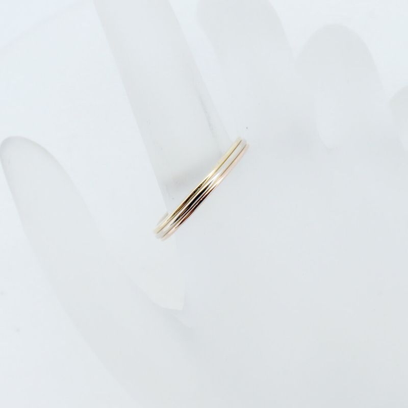 Cartier Wedding Trinity Ring Ring Size 18 18K Yellow Gold WG PG (18k Gold)