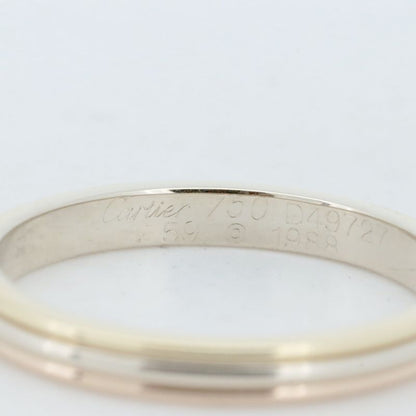 Cartier Wedding Trinity Ring Ring Size 18 18K Yellow Gold WG PG (18k Gold)
