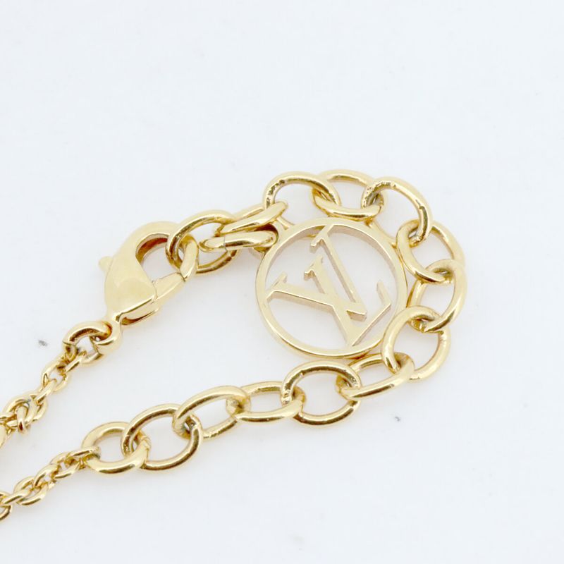Louis Vuitton Escential V Necklace M61083 Gold Color Pawnshop Item