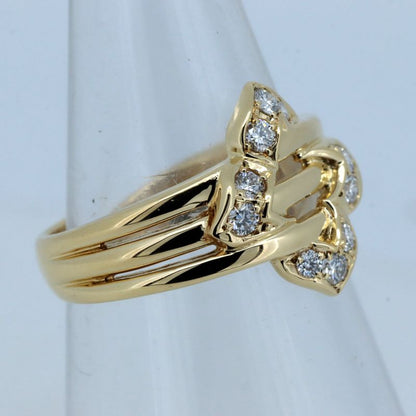 Dior Diamond Ring Size 13 18K Yellow Gold (18k Yellow Gold) Pawnshop Item