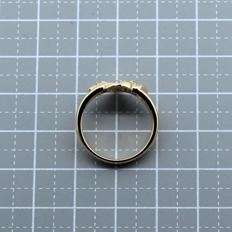 Dior Diamond Ring Size 13 18K Yellow Gold (18k Yellow Gold) Pawnshop Item