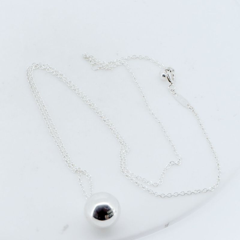 Tiffany & Co Hardware Ball Necklace Ag925 Pawnshop Item