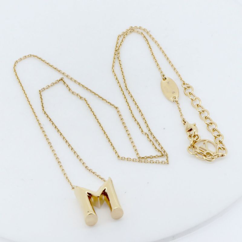 Louis Vuitton Lv&me Necklace M61068 Gold Color Pawnshop Item