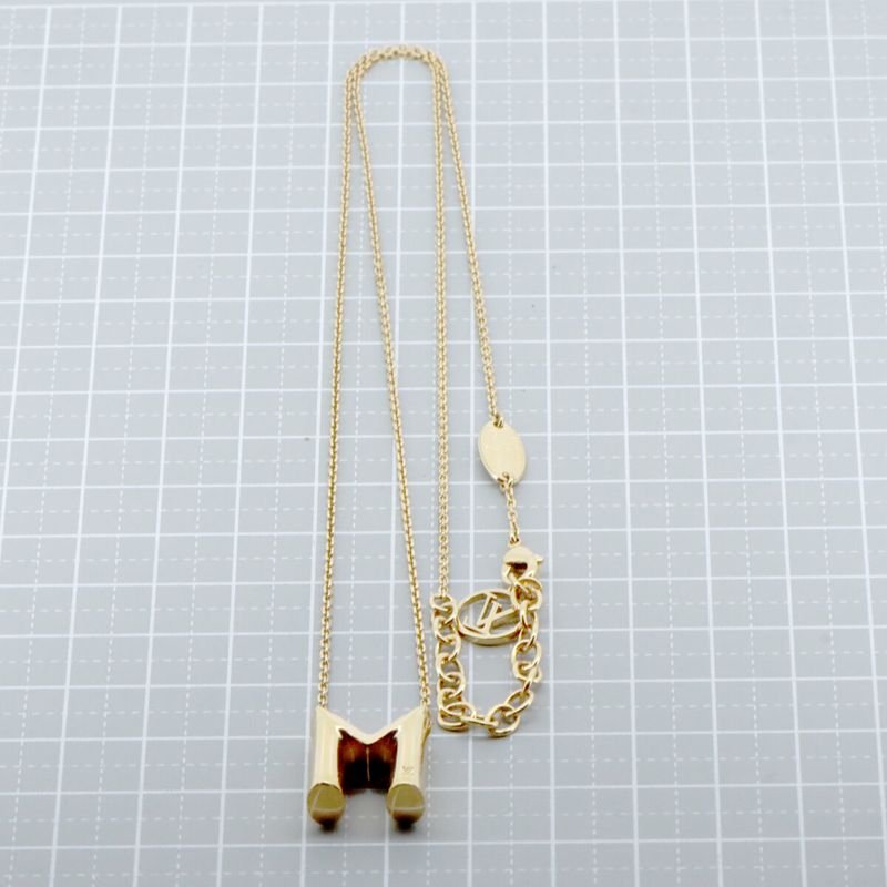 Louis Vuitton Lv&me Necklace M61068 Gold Color Pawnshop Item