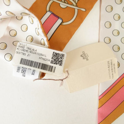 Hermes H063778s 21 Silk 100% Cles Roux Coraille Grand Tralala Grand Tralala