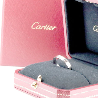 Cartier Mini Love Ring Size 17 18K White Gold (18k White Gold ) Pawnbroker's