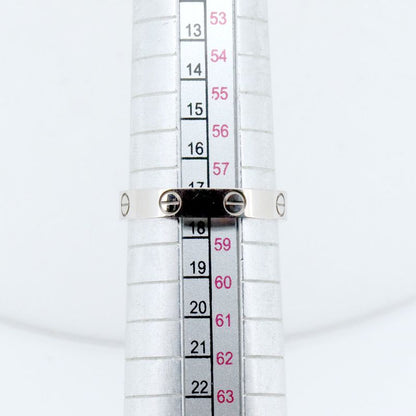 Cartier Mini Love Ring Size 17 18K White Gold (18k White Gold ) Pawnbroker's